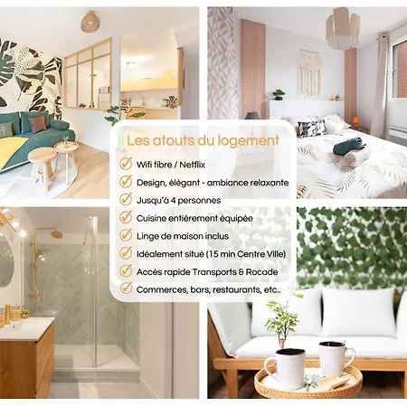 아파트 Le Tropical Bali, Appt T2, Proche Metro Et Centre *